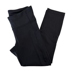 Lululemon Pace Rival Crop 22” Black Leggings, Size 4